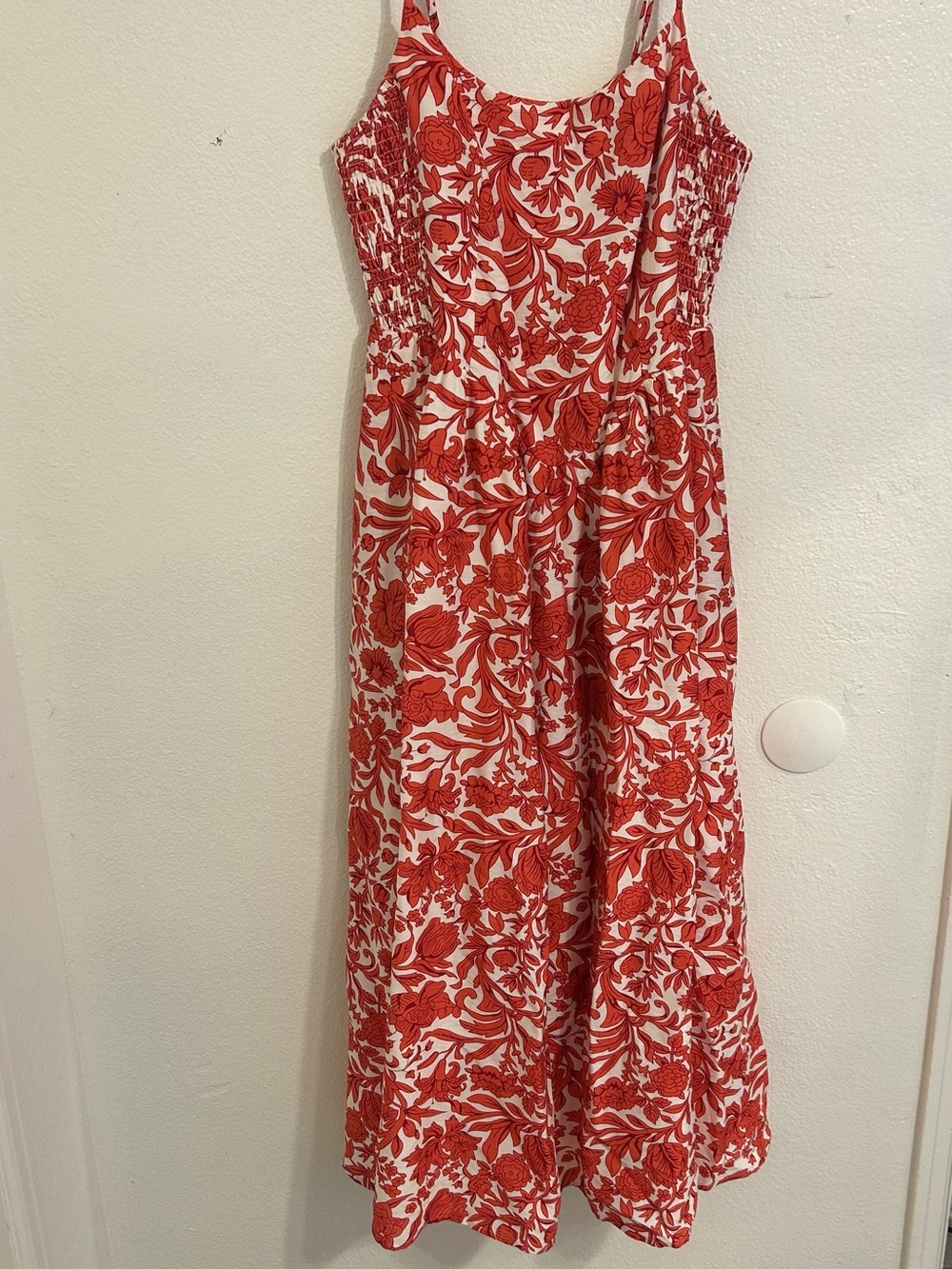 Women’s Floral Print Dress Size Large Cupshe Zip Up Back